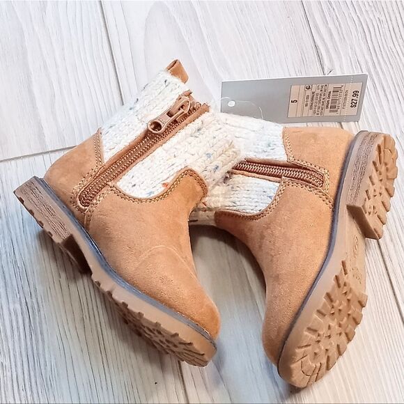 (19-3968)  Cat & Jack Boots Sz 5 - Picture 1 of 7